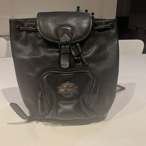 Leather Harley Davidson Backpack